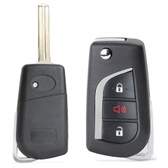 Replacement Flip Remote Key 3B H Chip for Toyota Camry 2018 - FCC: HYQ12BFB