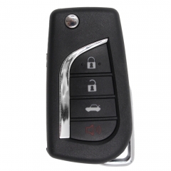 Modified Remote Key Shell 4 Button for Toyota TOY43/TOY48 Blade