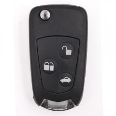 Modified Flip Remote Key Shell 3 Button for Ford FO21