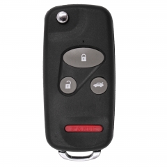 Folding Remote Key Shell 3+1 Button for Honda Insight Civic C-RV Odyssey 2000-2003