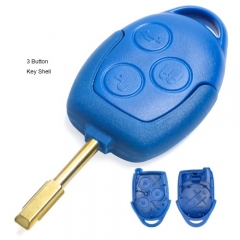 Remote Key Shell 3 Button for Ford Transit FO21 Blue