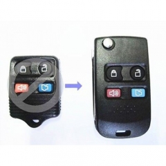 Modified Folding Remote Key Case Fob 4B for Ford Escape Focus Lincoln Mercury