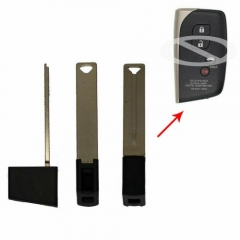 Replacement New Smart Remote Key Uncut Blade Blank Emergency Insert for Lexus