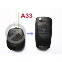 Modified Flip Remote Key Shell 2 Button for Nissan A33