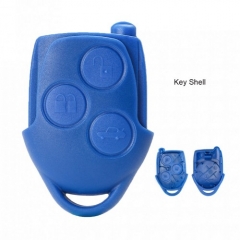Remote Key Shell 3 Button for Ford Escape Blue