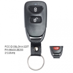Replacement Remote Key Fob 313.8MHz for Hyundai Tuscon 2005-2009 - OSLOKA-320T