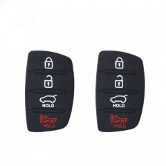 Replacement Remote Key Rubber Pad for Hyundai Tuscon Key Button 4 Button