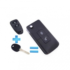Modified Folding Remote Key Shell 2 Button for Hyundai Tucson