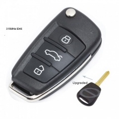 Replacement Upgraded Folding Remote Car Key Fob 315MHz ID46 for Hyundai Accent