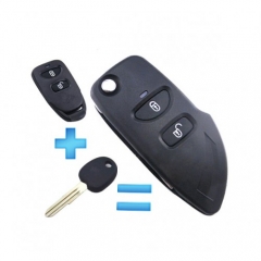 Modified Folding Remote Key Shell 2+1 Button for Hyundai Tucson