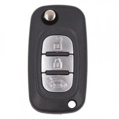Flip Remote Key Shell 3 Button for Renault No Logo