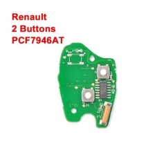 Remote Key Board 2 Buttons PCF7946 433MHz for Renault