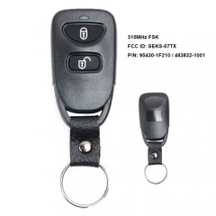 Remote Key Fob 2 Button 315MHz FSK for Kia Sportage 2007-2009 FCC ID: SEKS-07TX P/N: 95430-1F210