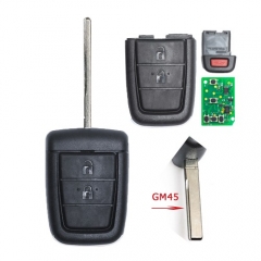 Remote Key 2+1 Button 315MHz/433MHz ID46 Chipfor for Holden Commodore VE With GM45 Blade