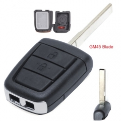 Remote Key Shell Case Fob 2+1 Button for Holden VE COMMODORE Omega Berlina Calais SS SV6 HSV GTS GM45 Blade