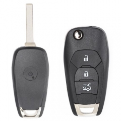 Flip Replacement Remote Key Fob 315MHz /433MHz PCF7941 HITAG 2 46 Chip for Chevrolet Cruze Aveo 2014-17
