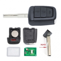 Remote Key 3+1 Button 315MHz/433MHz ID46 Chipfor for Holden Commodore VE With HU43 Blade