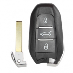 Smart Replacement Remote Key Fob 434MHz 4A Chip for Peugeot 508 308 408 4008 301 , for Citroen C4L C-Quatre, DS