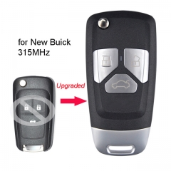 Upgraded Flip Remote Car Key Fob 315MHz ID46 for New Buick Lacrosse Regal Verano 2010-2014