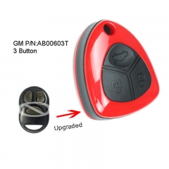 Upgraded Remote Key Transmitter Fob 315MHz 3Btn for Chevrolet GMC P/N: AB00603T