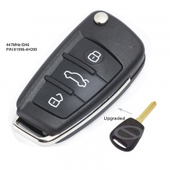 Upgraded Folding Remote Key Fob 447MHz ID46 for Kia & Hyundai P/N: 81996-4H200