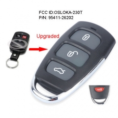 Upgraded Remote Key Fob for Hyundai Elantra 2004-2006 OSLOKA-230T 95411-26202