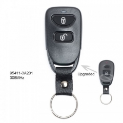 Upgraded Remote Key Fob 2 Button 308MHz for Hyundai Elantra Sante Fe 95411-3A201