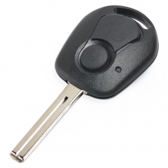 Replacement Remote Key Shell Case Fob 2 Button for SsangYong + Uncut Blade