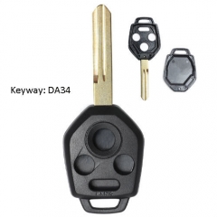 Remote Key Shell Case Fob 4 Button for Subaru Legacy Outback Tribeca