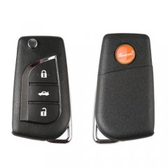 XHORSE English Version To*yota Style Universal Remote Key Fob 3 Button for VVDI Key Tool ,X008 Series