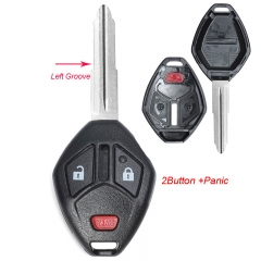Remote Key Shell 3 BTN for Mitsubishi Lancer Endeavor Outlander Left Blade