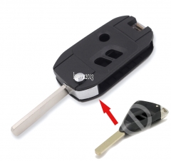 Modified Folding Remote Key Shell 3 Button For Subaru