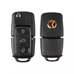 XHORSE X001 Series Black Color VW B5 Style Universal Remote Key Fob 3 Button for VVDI Key Tool