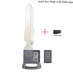 Small Remote Key Blade ID46 Chip for Suzuki