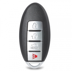 Remot Key 4 Buttons 315MHZ ID46 for Nissan Tiida Livina 2005-2008 (with emergency key )