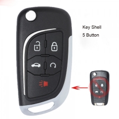 Modify Remote Key shell Case Fob 5B for Chevrolet Equinox Camaro Cruze Spark