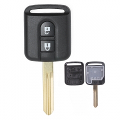 2 Button Remote Car Key Shell Case for Nissan Qashqai Pathfinder Navara Micra Almera