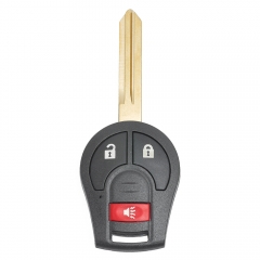 Remote Key Shell 2+1 Button for Nissan Sunny (Can Install Chip)