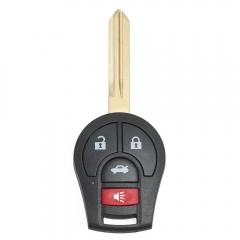 Remote Key Shell 4 Buttons for Nissan (No Logo)