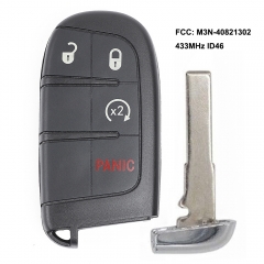 Remote Car Key 433MHz for Fiat 500 500L 500X Jeep Renegade Compass Fob FCC: M3N-40821302