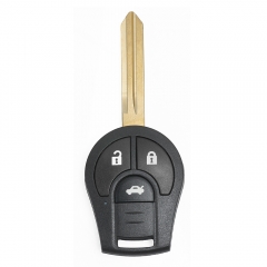 Remote Key Shell 3 Buttons for Nissan (No Logo)
