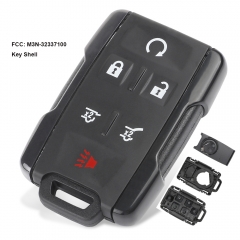 5 Button Car Key Cover Remote Case for Cadillac Escalade 2015 2016 FCC ID: M3N-32337100