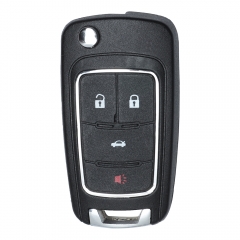 Flip Remote Key Shell 3+1 Button for Opel Chevrolet HU100