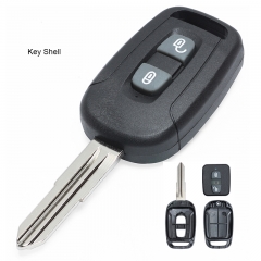Replacement 2 Button Remote Key Blank Shell Case for Chevrolet Captiva