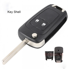 Flip Remote Key Shell 2 Button for Chevrolet HU100