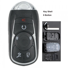 Replacement Smart Key Case Shell Fob 6B for Buick Envision LaCrosse 2016-2019