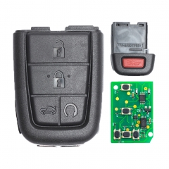 Remote Key 4+1 Buttons 315MHz/433MHz for Chevrolet FCC ID: 0UC6000083