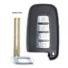 Smart Remote key 4 Button 433MHz ID46 Chip for Kia Soul Sportage