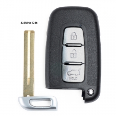 Smart Remote key 3 Button 433MHz ID46 Chip for Kia K2 K5 New Sportage