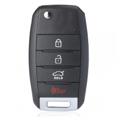 Modified Smart Flip Remote Key Shell 4 Button for Kia K3
